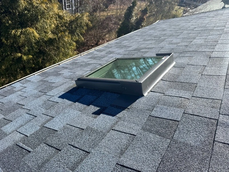 Skylight on Asphalt Roof