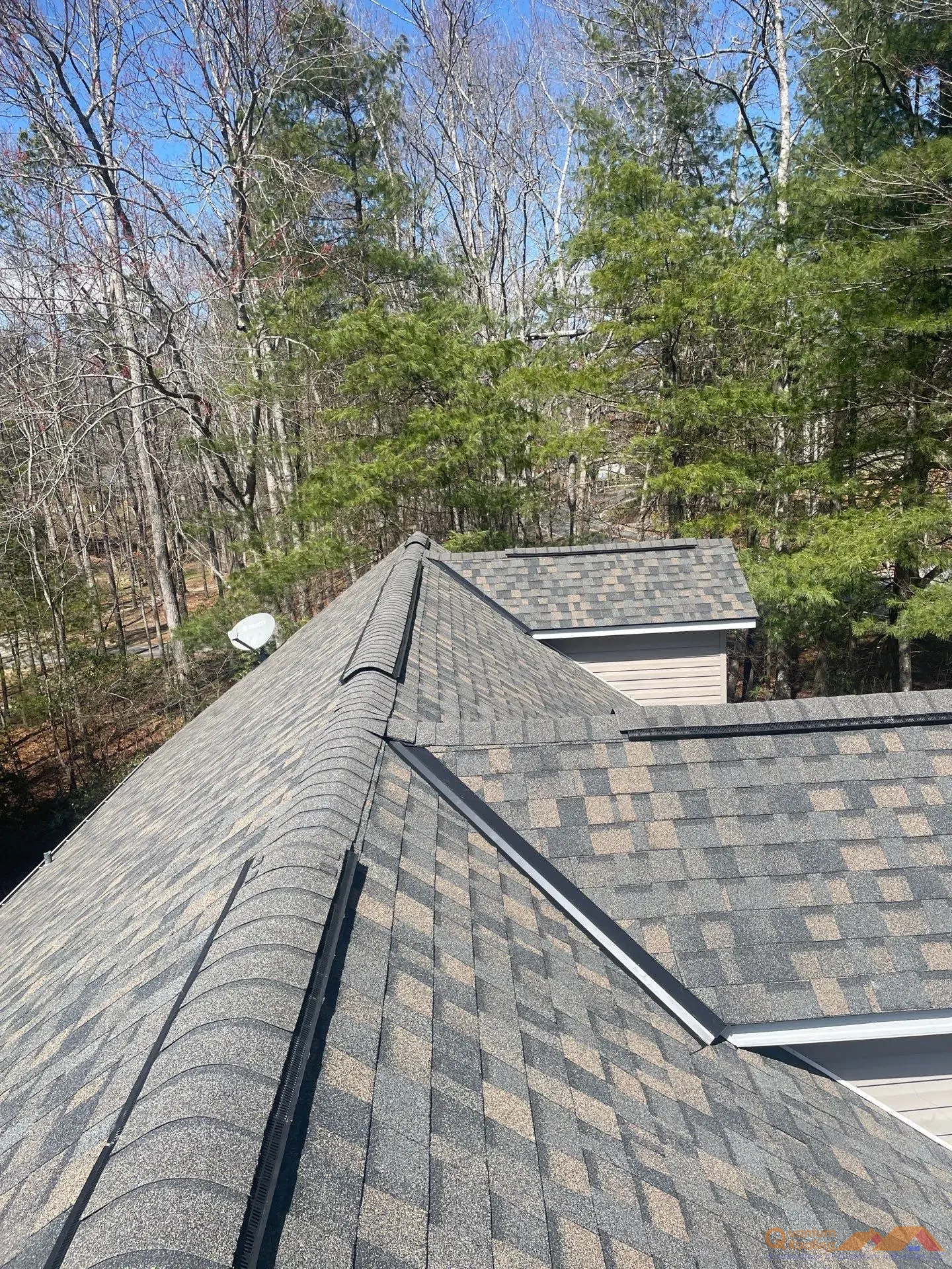 After image of roof replacement project in Fletcher, NC.